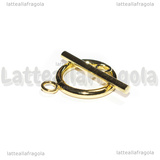 Chiusura Composta in Acciaio Inox Dorato 18mm