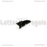 Ciondolo Gatto in Acciaio Inox 19x9.5mm