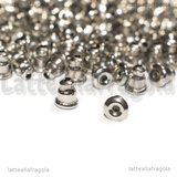 Retro per Orecchini in Acciaio Inox 20 pezzi 6x5mm