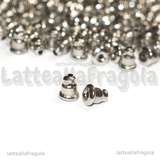 Retro per Orecchini in Acciaio Inox 20 pezzi 6x5mm