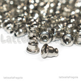 Retro per Orecchini in Acciaio Inox 20 pezzi 6x5mm