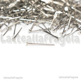 50 Chiodi o Spilli T in Acciaio Inox 15x0.7mm