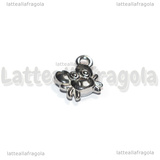 Ciondolo Granchio 3D in Acciaio Inox 12.5x11x4mm