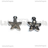 Ciondolo Stella Marina in Acciaio Inox 15.5x12x3mm