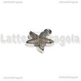 Ciondolo Stella Marina in Acciaio Inox 15.5x12x3mm