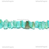 Filo Chips Madreperla Azzurro 6.2x6.2x1.32mm 38.5cm