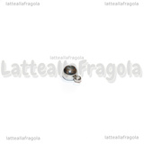 Portapendente in Acciaio Inox interno in silicone 7x5mm