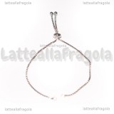 Base Bracciale con Catena Veneziana in Acciaio Inox