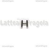 Spaziatore Lettera H in Acciaio Inox 9.5x7.5x3mm