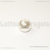 Perla in acrilico bianco 12mm