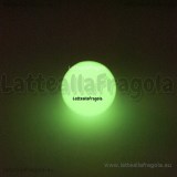 Sfera in acrilico fluorescente verde da 16mm