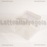 Scatola in PVC trasparente 12x12x12cm