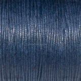 1 Metro di Cotone cerato Blu 1mm