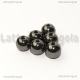5 Perle in Ematite da 8mm