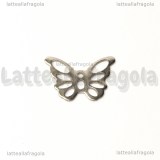 Farfalla filigranata in Acciaio Inox 14x10.5mm