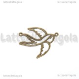 Connettore Uccellino in metallo color Bronzo 36x30mm