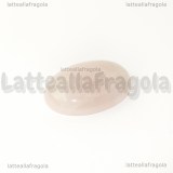 Cabochon in Quarzo Rosa 25x18mm