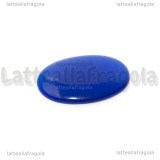 Cabochon in Occhi di Gatto Blu 25x18mm