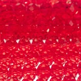 15 Rondelle mezzocristallo sfaccettato Rosso 8x6mm 