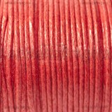 10 Metri (1 spoletta) di cotone cerato Rosso 1mm