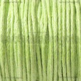 10 Metri (1 spoletta) di cotone cerato Verde 1mm