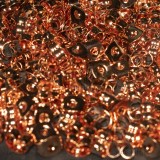 20 pezzi (10 paia) di farfalline per orecchini in Acciaio Oro Rosa
