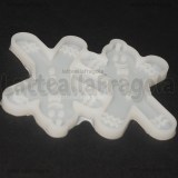 Stampo in silicone Ciondoli Gingerbread 66x56mm