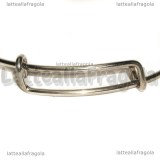 Bracciale rigido in acciaio 304 62mm diametro