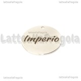 Ciondolo Imperio in acciaio inox 20mm