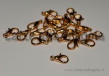 Gancio in metallo Gold Plated da 12mm