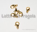 Gancio in Metallo Gold Plated 12mm